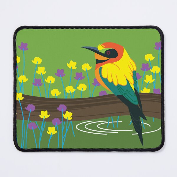 Item preview, Colorful Bird - Birdillustration designed and sold by Andantino.