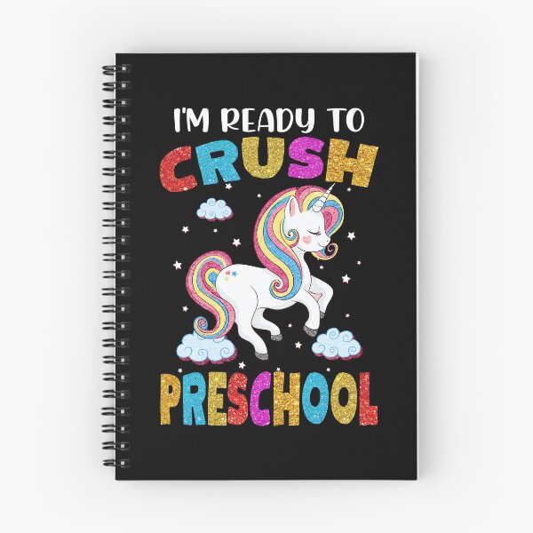 Artikelvorschau, Ich bin bereit, Vorschul-Einhorn-Back-to-School-Mädchen zu vernichten entworfen und verkauft von ChristYoung90.