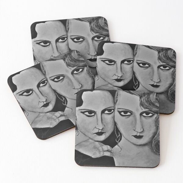 Item preview, Anais and June BW designed and sold by GreatAukArt.