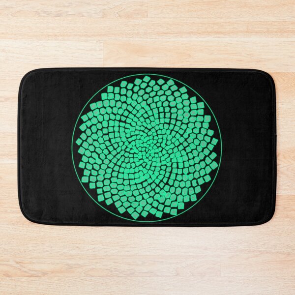 Item preview, Greenish Framed Big CircleVisions designed and sold by createVisions.