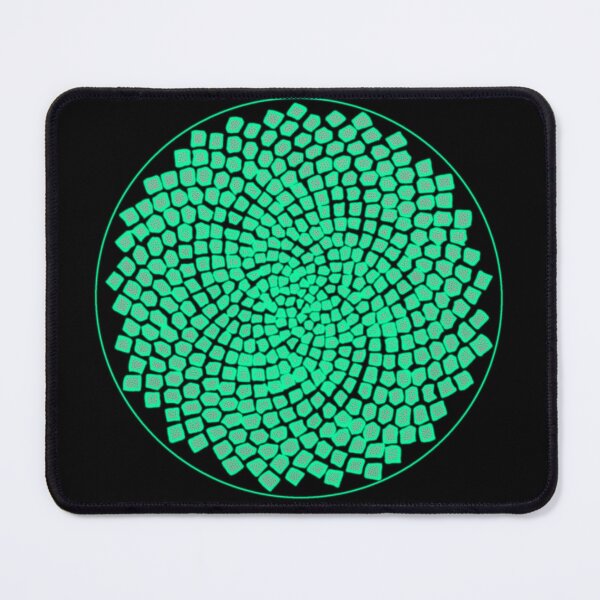 Item preview, Greenish Framed Big CircleVisions designed and sold by createVisions.
