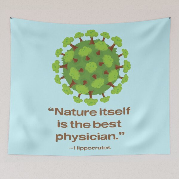 Item preview, Nature Heals - Best Physician designed and sold by Andantino.