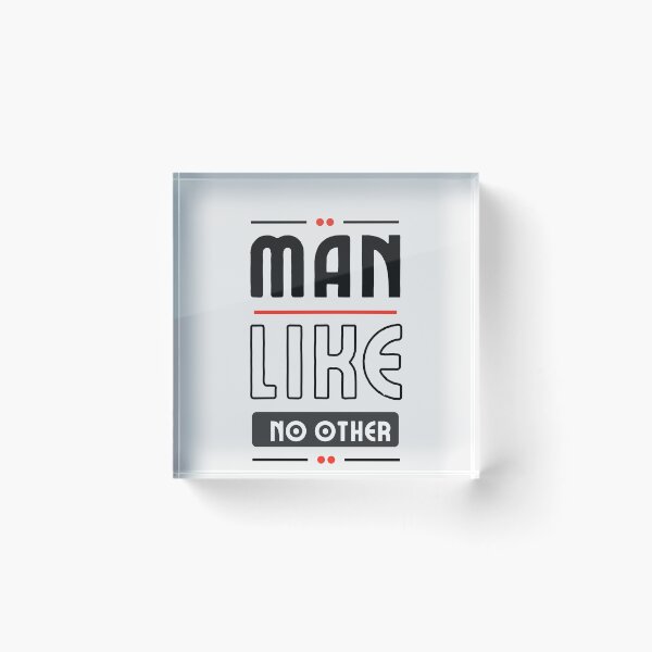 Item preview, Man like no other designed and sold by AAstroShop.