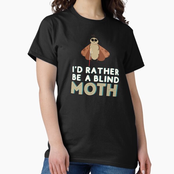 Item preview, Funny Karl Pilkington Id Rather Be A Blind Moth designed and sold by peacefulcreator.
