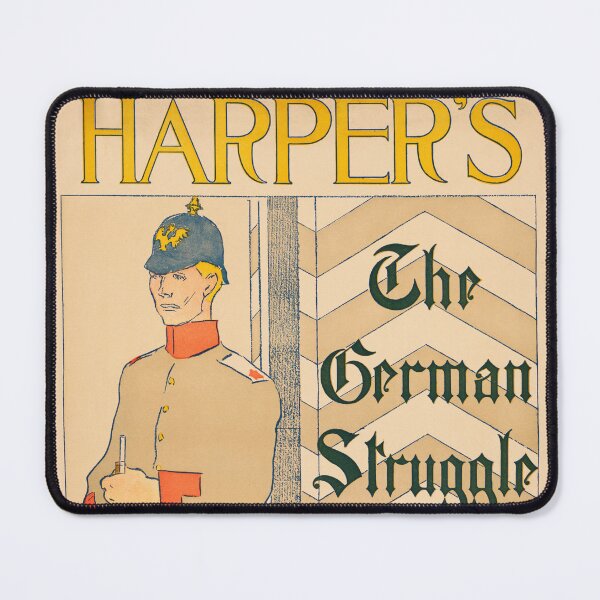 Item preview, HARPER'S JULY 1895 The German Struggle for Liberty Poster Art by Edward Penfield designed and sold by retroposters.