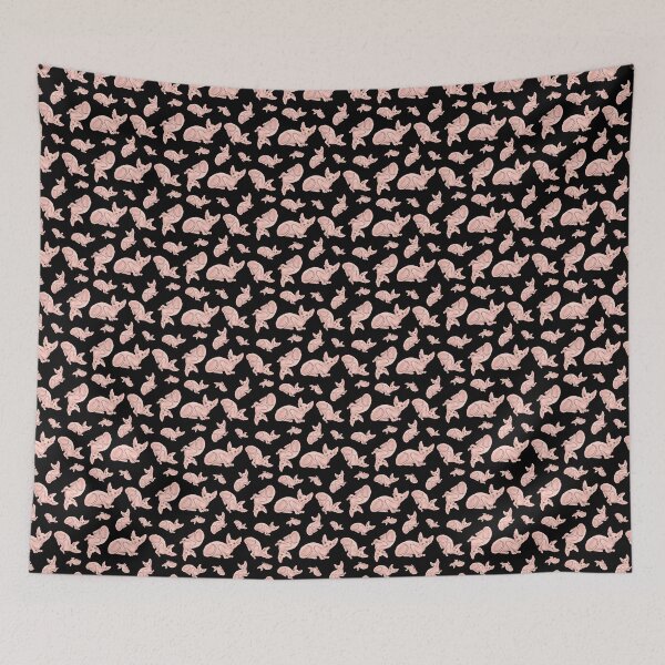 Item preview, Sphynx cat black background designed and sold by Marko Micic.