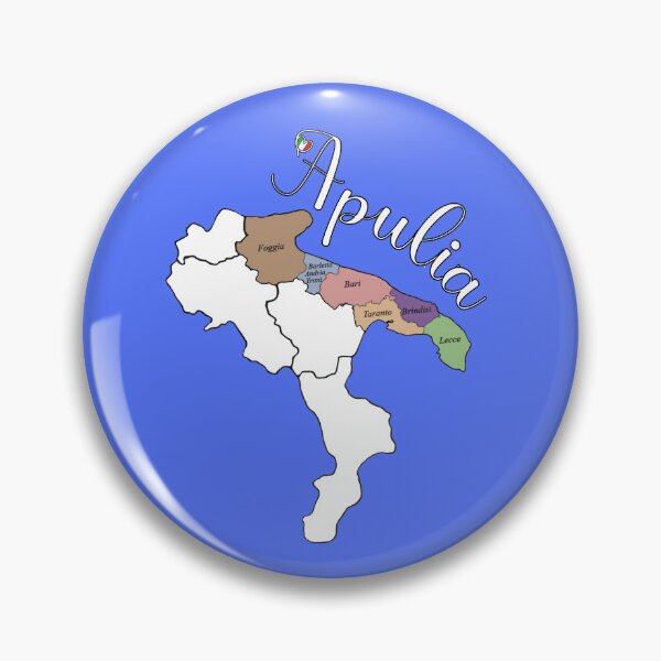 Item preview, I Love Apulia - Provinces of Apulia Italy designed and sold by molamode.