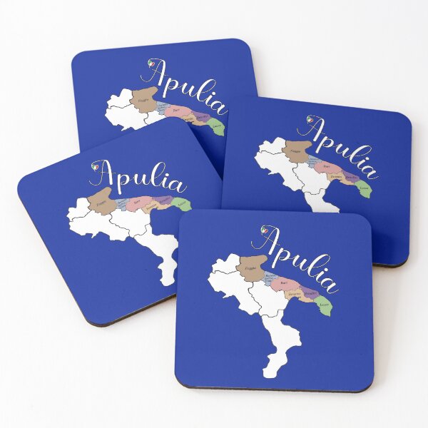 Item preview, I Love Apulia - Provinces of Apulia Italy designed and sold by molamode.