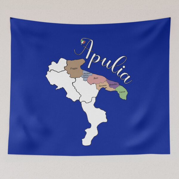 Item preview, I Love Apulia - Provinces of Apulia Italy designed and sold by molamode.