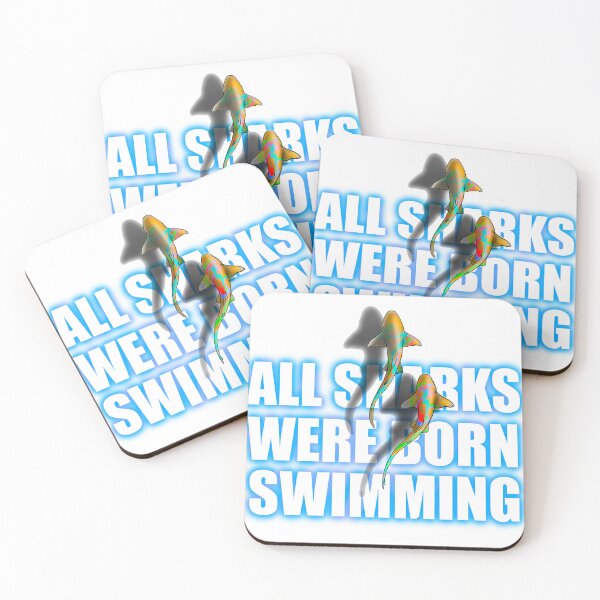 Artikelvorschau, Alle Haie wurden schwimmend geboren entworfen und verkauft von Astralcomplex .
