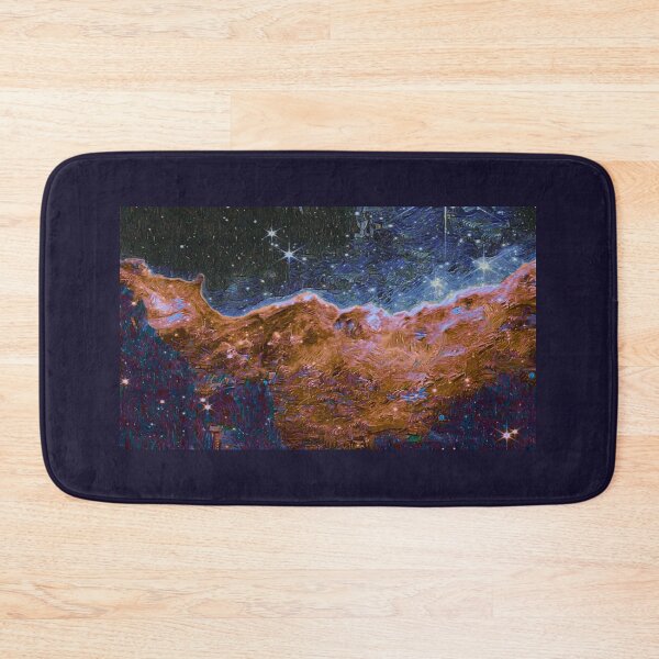 Item preview, JWST Space Telescope Carina Nebula in Van Gogh style designed and sold by SolidEarthArt.