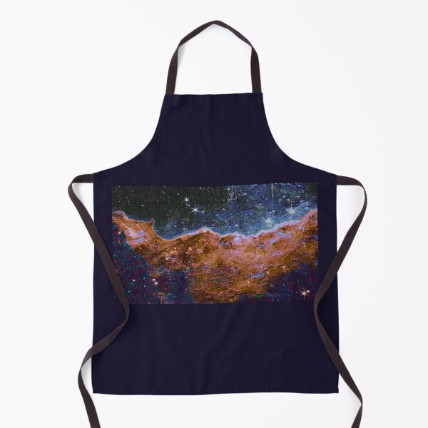 Item preview, JWST Space Telescope Carina Nebula in Van Gogh style designed and sold by SolidEarthArt.
