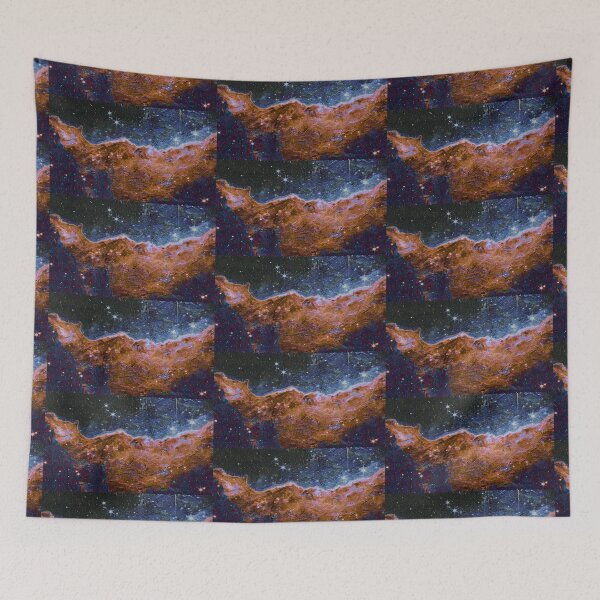 Item preview, JWST Space Telescope Carina Nebula in Van Gogh style designed and sold by SolidEarthArt.