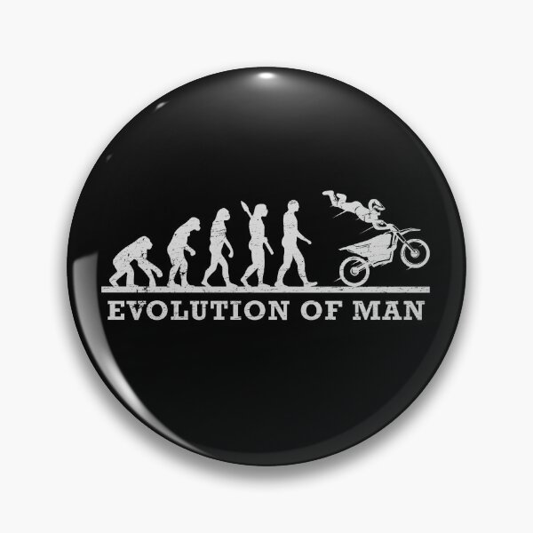 Item preview, Motocross Funny Evolution of Man designed and sold by rafaeltto.
