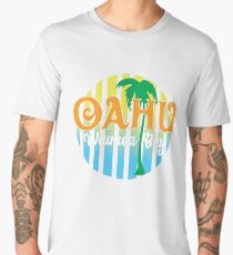 Oahu Waimea Bay Hawaii Men's Premium T-Shirt