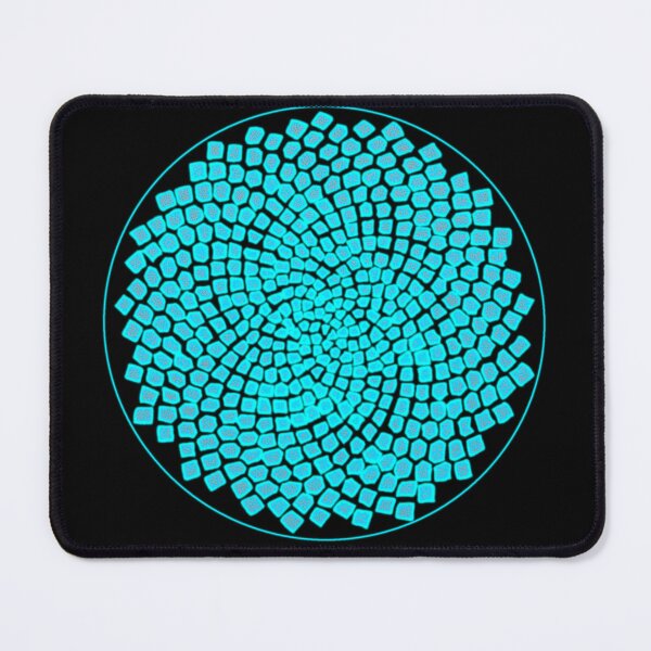 Item preview, Turquoise Framed Big CircleVisions designed and sold by createVisions.
