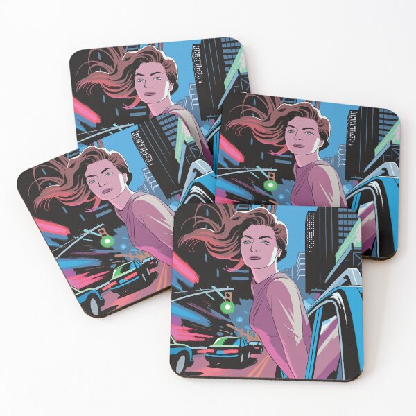 Item preview, Women Lost In The City - Aesthetic City Pop Powers Poster designed and sold by jogweha.