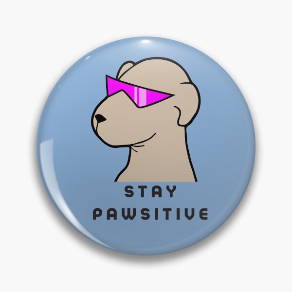 Item preview, Stay pawsitive designed and sold by CatOrDog.