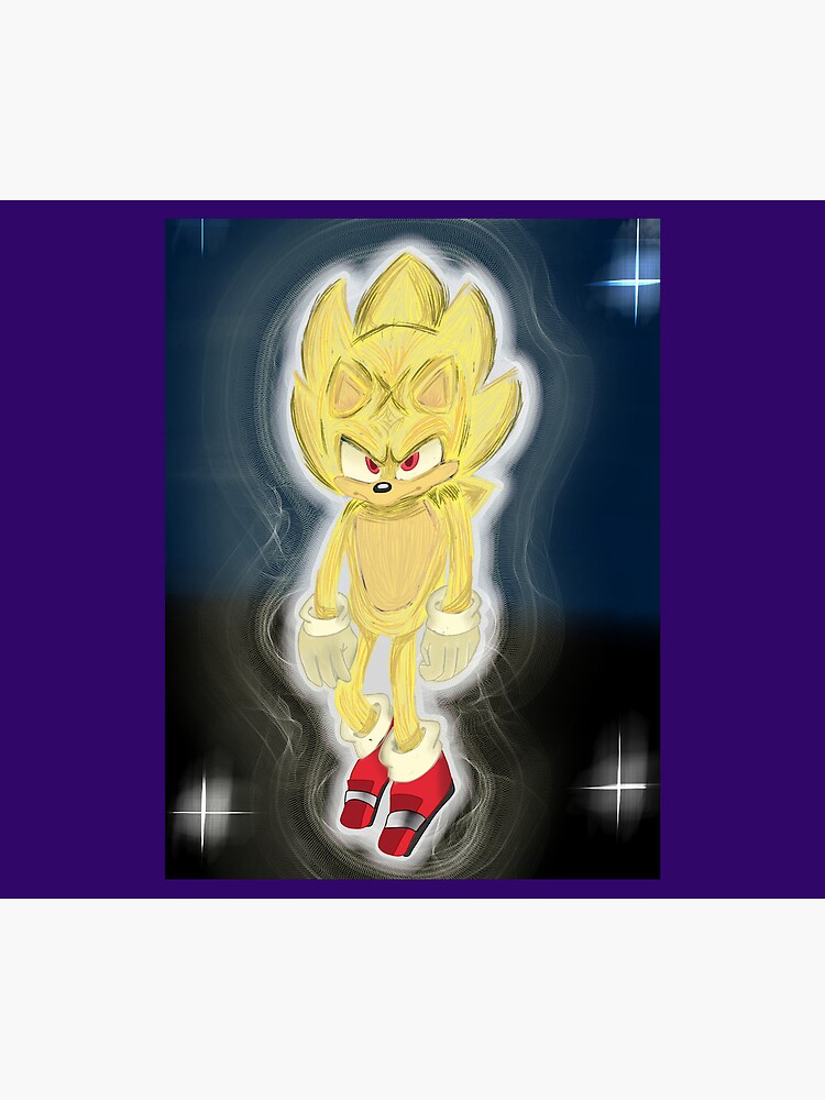 Super Sonic Drip Art Print for Sale by Blilff