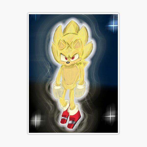 Movie Super Sonic Sonic Movie Sticker - Movie Super Sonic Sonic movie Sonic  forces speed battle - Discover & Share GIFs