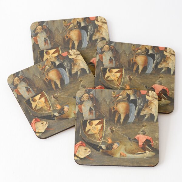 Item preview, Haywain the big fish classic poster of hieronymus bosch  designed and sold by Golido.