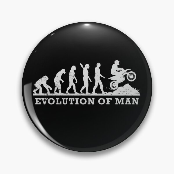 Item preview, Motocross Dirtbike Funny Evolution of Man designed and sold by rafaeltto.