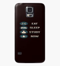 Eat Sleep Study Row Case/Skin for Samsung Galaxy