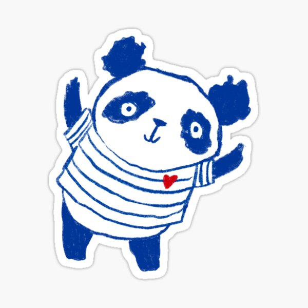 Panda kawaii Sticker