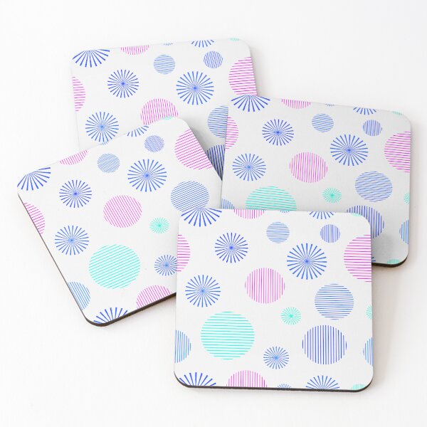 Item preview, Retro Inspired Circle Bursts designed and sold by TotallyRetroArt.