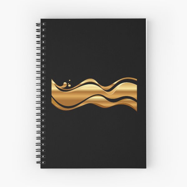 Item preview, Overnight Gold Waves designed and sold by 4clothingforyou.