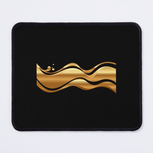 Item preview, Overnight Gold Waves designed and sold by 4clothingforyou.