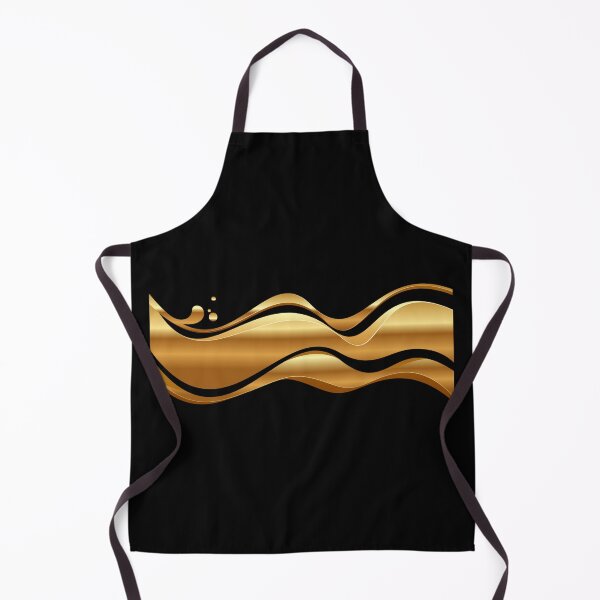 Item preview, Overnight Gold Waves designed and sold by 4clothingforyou.