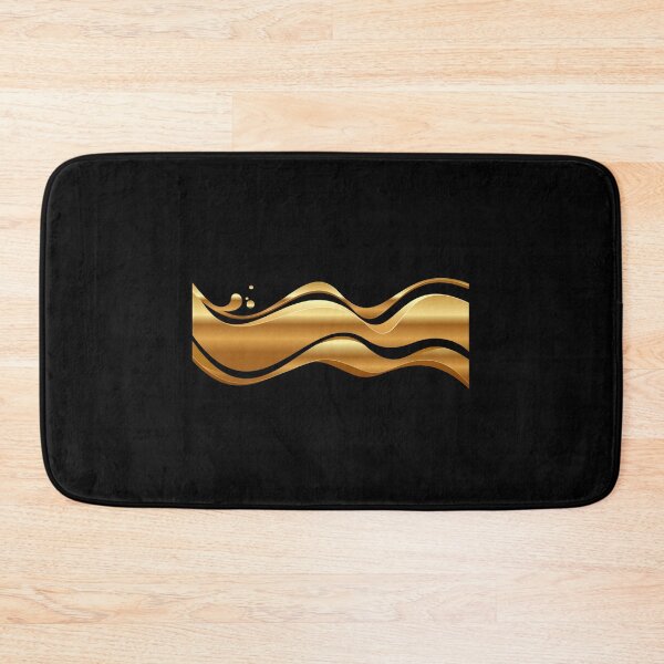 Item preview, Overnight Gold Waves designed and sold by 4clothingforyou.
