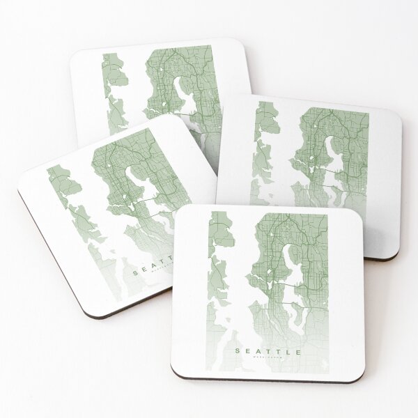 Item preview, Seattle Map Art designed and sold by artymaps.