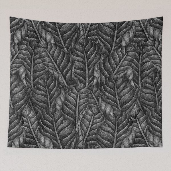 Item preview, Grey Leaf Pattern designed and sold by CreativeMagi.