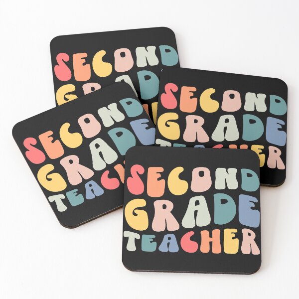 Item preview, Groovy Vintage Second Grade Teacher Back To School designed and sold by AlbredaAE.