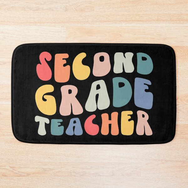 Item preview, Groovy Vintage Second Grade Teacher Back To School designed and sold by AlbredaAE.