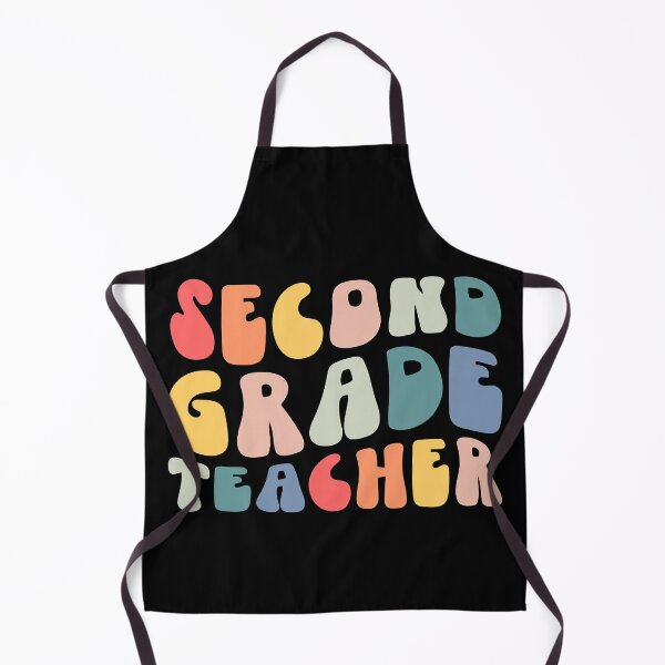 Item preview, Groovy Vintage Second Grade Teacher Back To School designed and sold by AlbredaAE.
