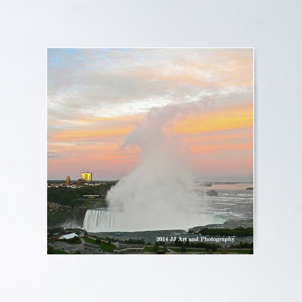 Artikelvorschau, Niagarafälle - Horseshoe Falls Sonnenuntergang entworfen und verkauft von jezebel521.