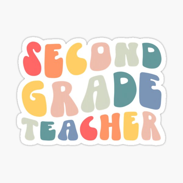 Item preview, Groovy Vintage Second Grade Teacher Back To School designed and sold by AlbredaAE.