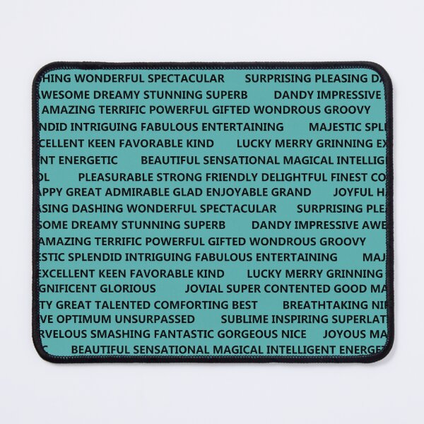Item preview, You are Wonderful in So Many Ways Teal Repeat 5748 designed and sold by Art in My Loft.