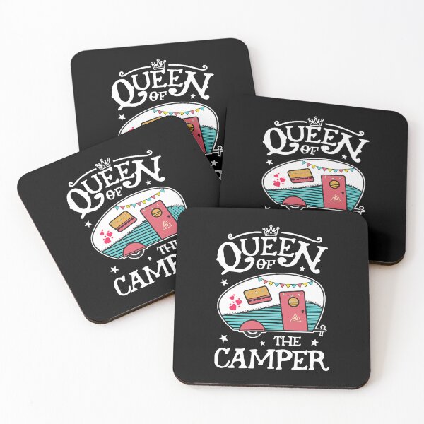 Item preview, Queen Of The Camper Funny Camping Outdoor Women Girls RV designed and sold by BennetJaco.