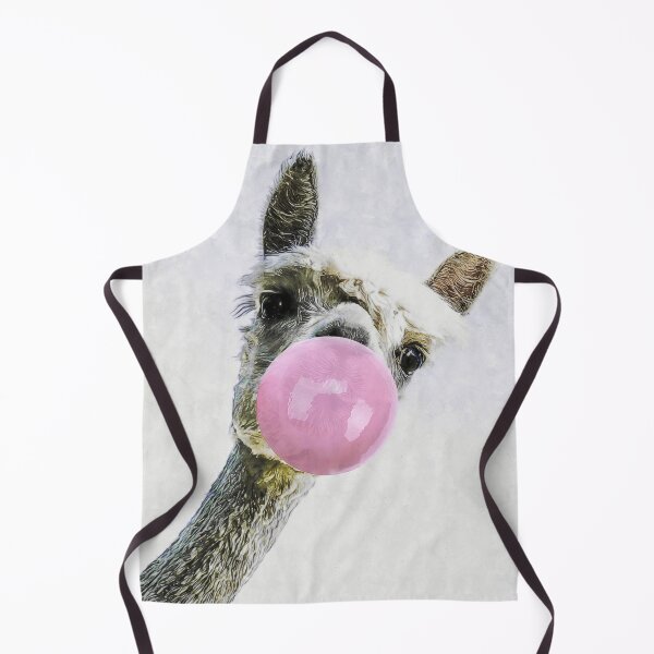 Item preview, Adorable Watercolor Bubble Gum Sneaky Llama Drawing, Watercolor Bubble Gum Sneaky Llama, Funny Bubble Gum Sneaky Llama, Cute Bubble Gum Sneaky Llama Wallpaper designed and sold by Trendymotion.