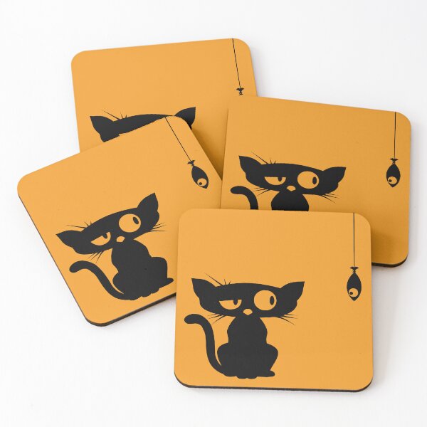 Item preview, Funny Cat and Fish designed and sold by elizaldesigns.