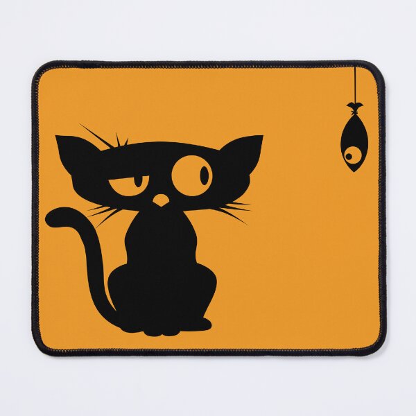 Item preview, Funny Cat and Fish designed and sold by elizaldesigns.