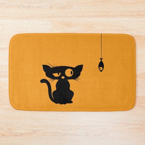 Item preview, Funny Cat and Fish designed and sold by elizaldesigns.