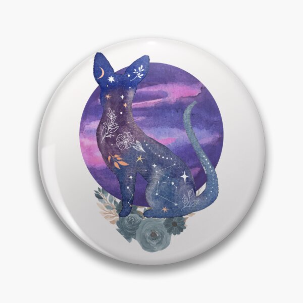 Item preview, Cool watercolor galaxy cat design designed and sold by Tshepomuza.