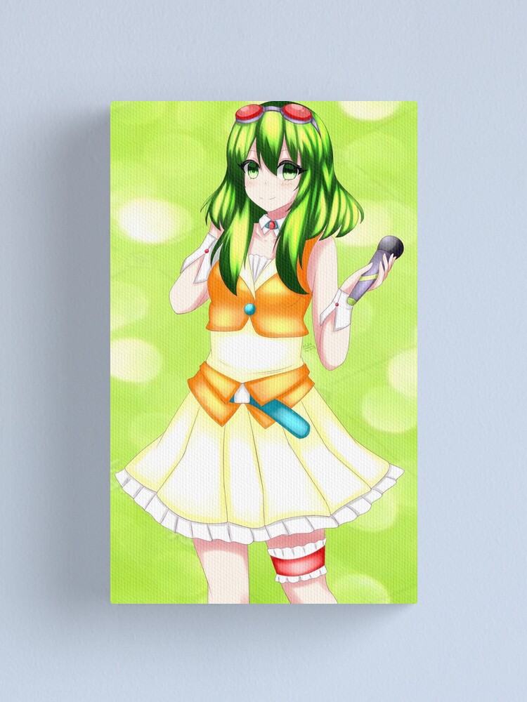Gumi Vocaloid Canvas Print By Mochichansenpai Redbubble