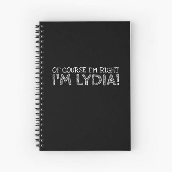 Artikel-Vorschau von Natürlich habe ich Recht, ich bin Lydia Funny Personalisierter Name, designt und verkauft von MariosNydras.