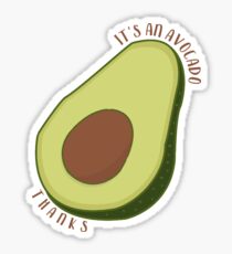 Pegatina Es un aguacate, gracias